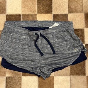 Reebok Athletic Gym Short With Boxer Brief Liner Short XL